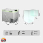 یخچال فریزر پرتابل آلپیکول XD55