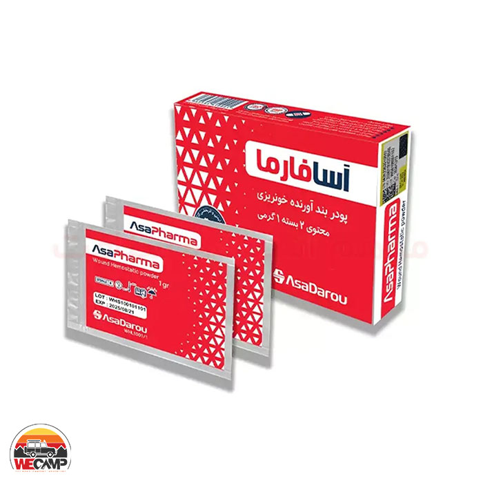 پودر 2 گرمی بندآورنده خونریزی آسافارما