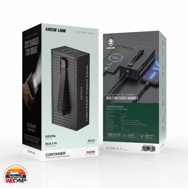 پاوربانک 30000mAh گرین لاین CONTAINER