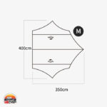 سایبان خفاشی سایز متوسط نیچرهایک NH22ZP009