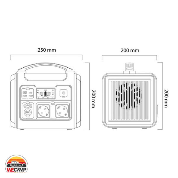 پاوراستیشن 600 وات EZVIZ PS600
