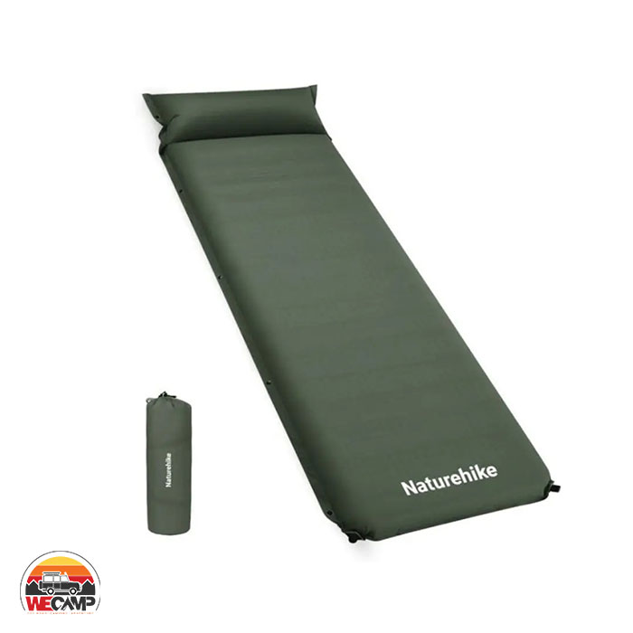 Naturehike-CNK2450WS020-self-inflating-cushin-01 زیرانداز بادی الیافی یک نفره نیچرهایک CNK2450WS020