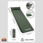 زیرانداز بادی الیافی یک نفره نیچرهایک CNK2450WS020