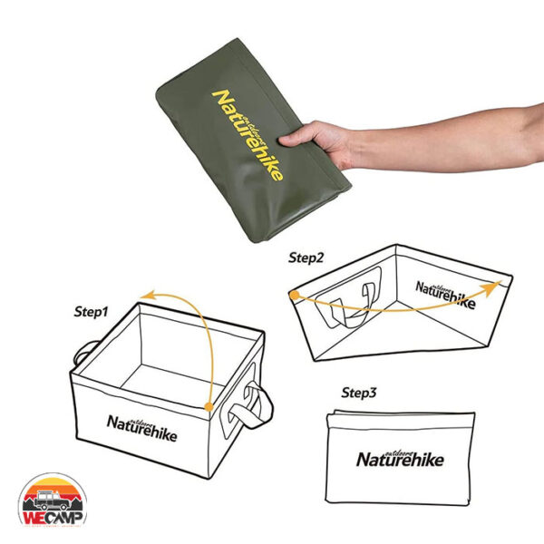 سینک تاشو 13 لیتری نیچرهایک NH19SJ007
