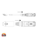 جارو شارژی گرین لاین GLV-15