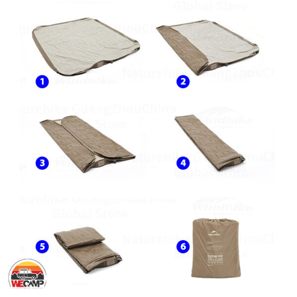 تشک بادی دو نفره نیچرهایک CNK2550WS013