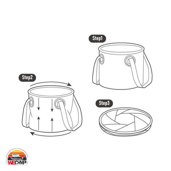 سینک تاشو 10 لیتری نیچرهایک NH20SJ040