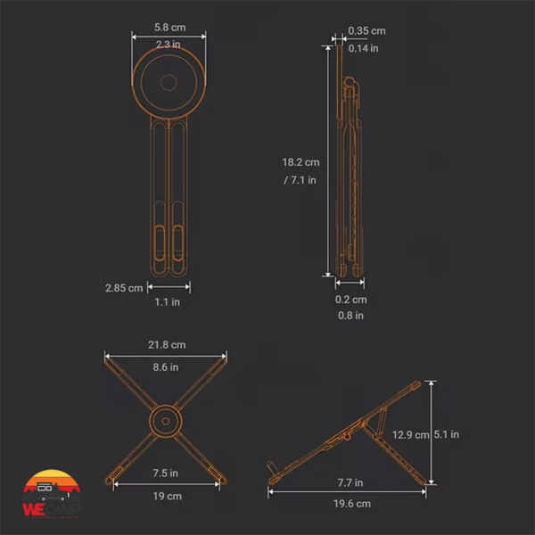پایه رومیزی چندمنظوره SRSYA H024