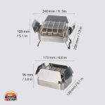 اجاق گاز دومنظوره فایرمپل Sunflower X
