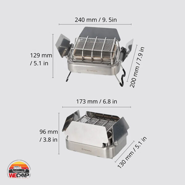 اجاق گاز دومنظوره فایرمپل Sunflower X