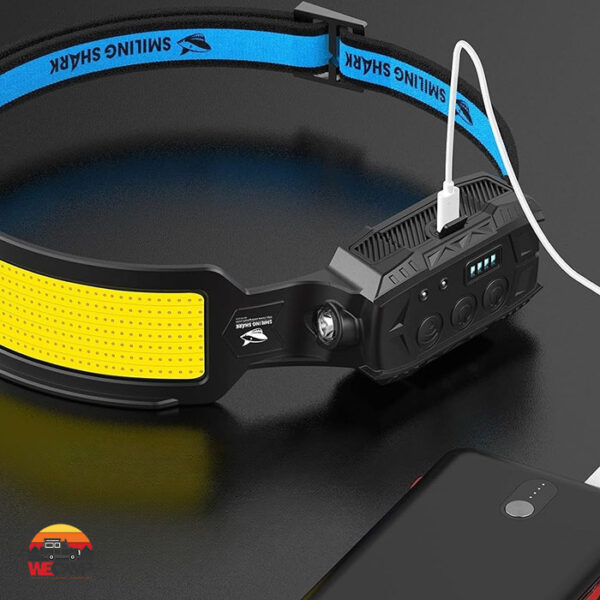 هدلامپ شارژی Smiling Shark TD-0125G