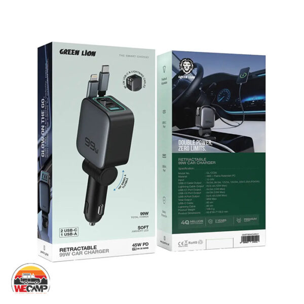 شارژر فندکی گرین لاین GL-CC26