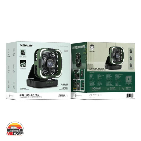 پنکه خورشیدی سه‌کاره گرین لاین PF-25