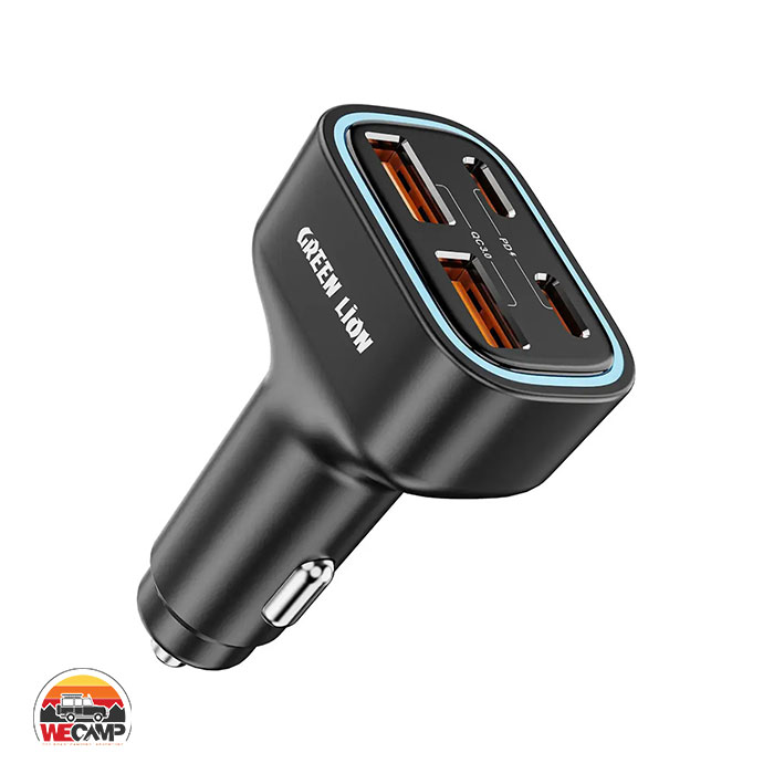 شارژر فندکی گرین لاین Quad Port