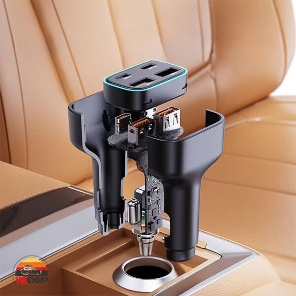 شارژر فندکی گرین لاین Quad Port