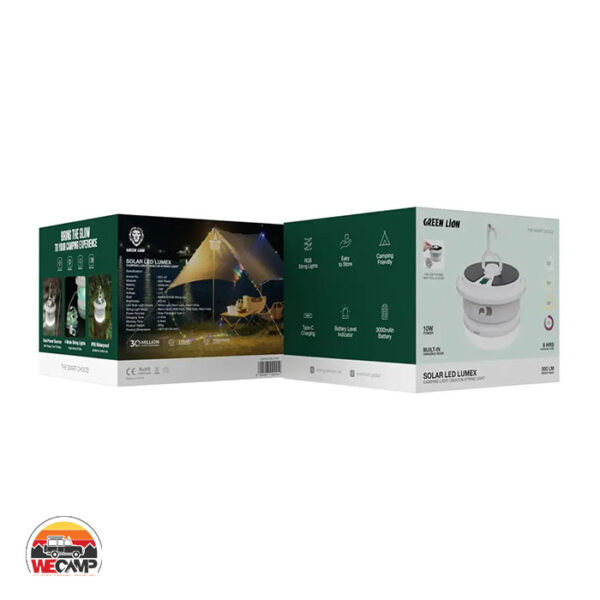 چراغ کمپینگ خورشیدی گرین لاین Solar LED Lumex